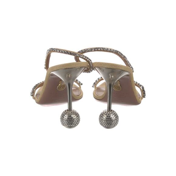 ❤️Aquazzura Leather Crystal Heels❤️ - Picture 4 of 5